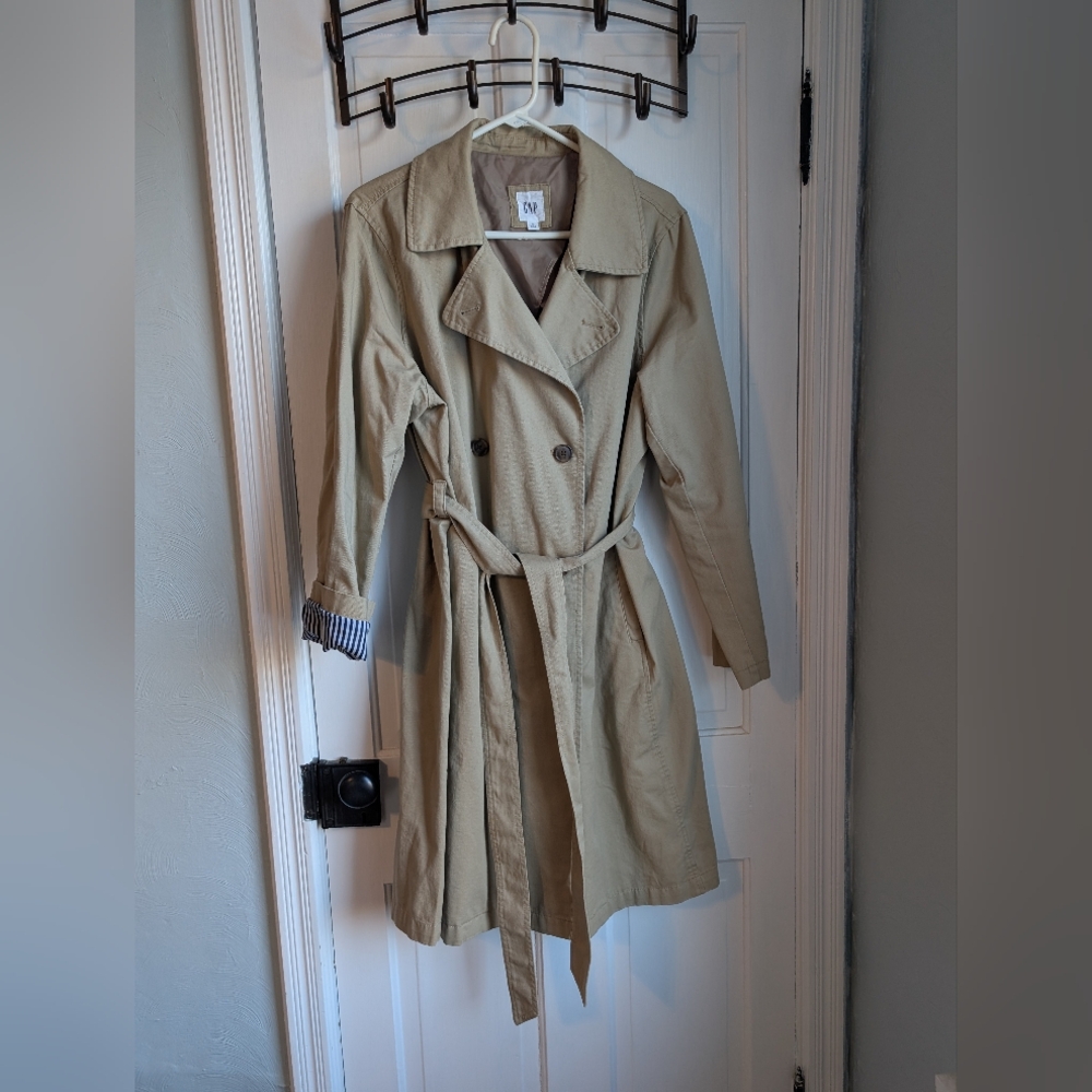 Gap Trench Coat, XL, beige